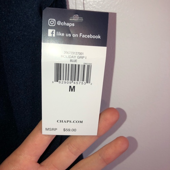 Chaps Navy Blue Vest - Picture 2 of 3